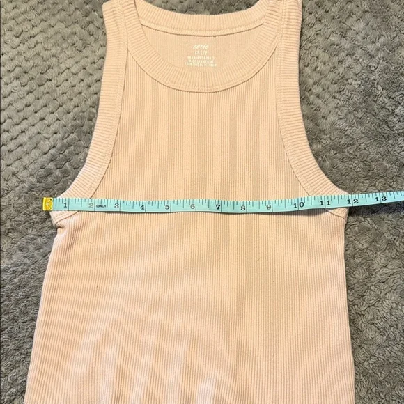 Aerie Soft Blush Ribbed Tank Top - Picture 4 of 5